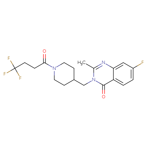 7-fluoro-2-methyl-3-{[1-(4,4,4-trifluorobutanoyl)piperidin-4-yl]methyl}-3,4-dihydroquinazolin-4-one
