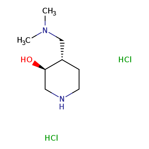 trans-4-((Dimethylamino)methyl)piperidin-3-ol dihydrochloride