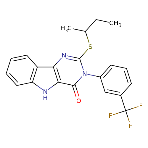 2-(butan-2-ylsulfanyl)-3-[3-(trifluoromethyl)phenyl]-3H,4H,5H-pyrimido[5,4-b]indol-4-one