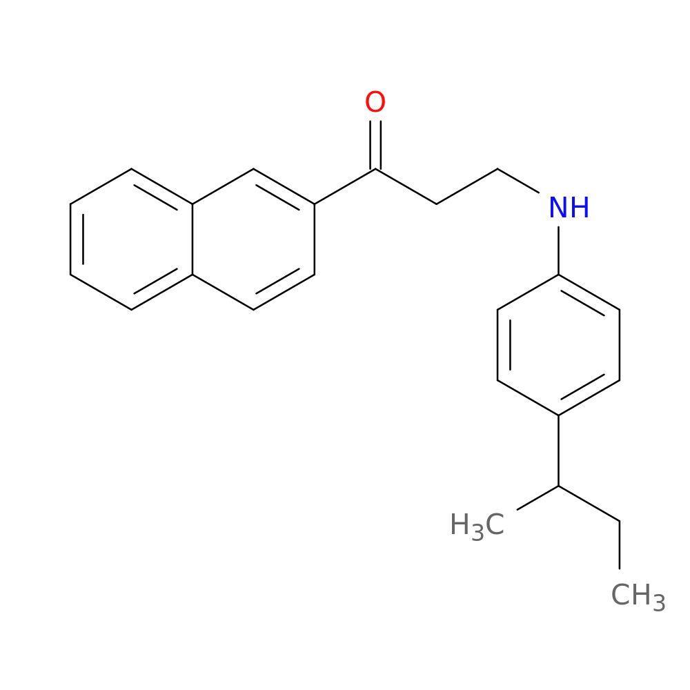 3-{[4-(butan-2-yl)phenyl]amino}-1-(naphthalen-2-yl)propan-1-one