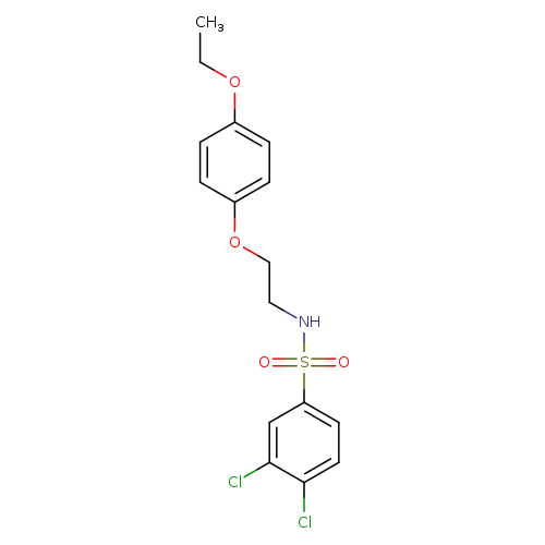 3,4-dichloro-N-[2-(4-ethoxyphenoxy)ethyl]benzene-1-sulfonamide