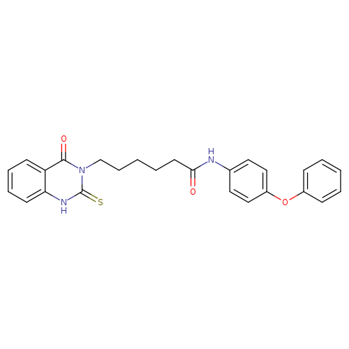 6-(4-oxo-2-sulfanylidene-1,2,3,4-tetrahydroquinazolin-3-yl)-N-(4-phenoxyphenyl)hexanamide