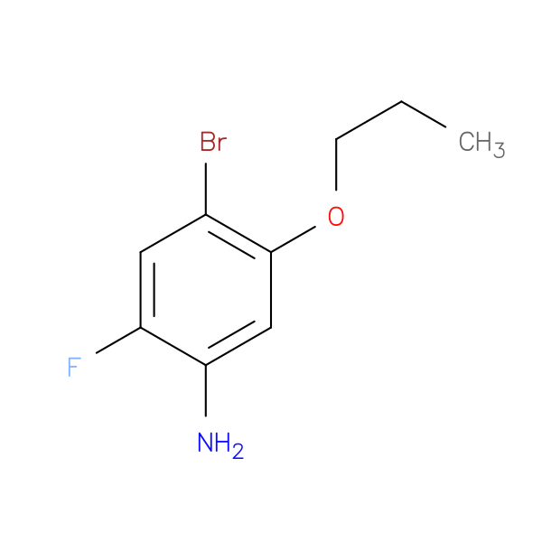 4-Bromo-2-fluoro-5-propoxyaniline