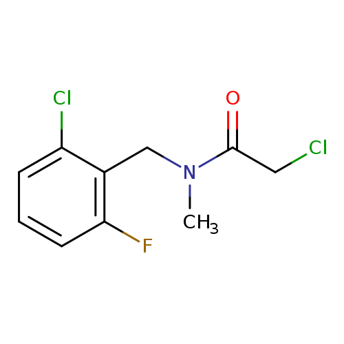 2-chloro-N-[(2-chloro-6-fluorophenyl)methyl]-N-methylacetamide