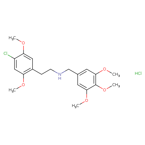 2-(4-chloro-2,5-dimethoxyphenyl)-N-(3,4,5-trimethoxybenzyl)ethanamine,monohydrochloride