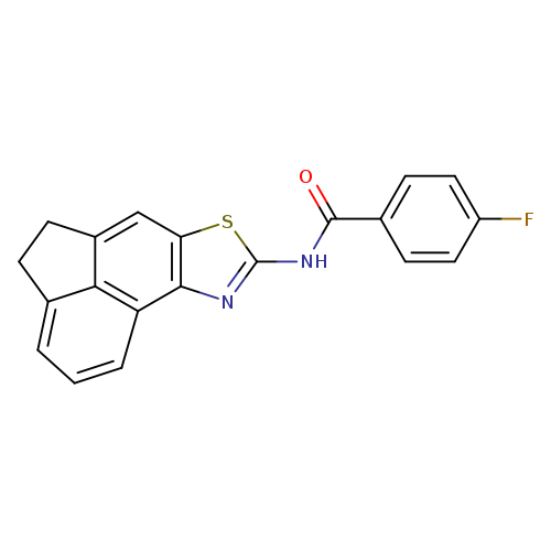 4-fluoro-N-{5-thia-3-azatetracyclo[6.6.1.0^{2,6}.0^{11,15}]pentadeca-1(15),2(6),3,7,11,13-hexaen-4-yl}benzamide