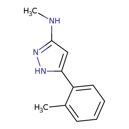 N-methyl-5-(2-methylphenyl)-1H-pyrazol-3-amine