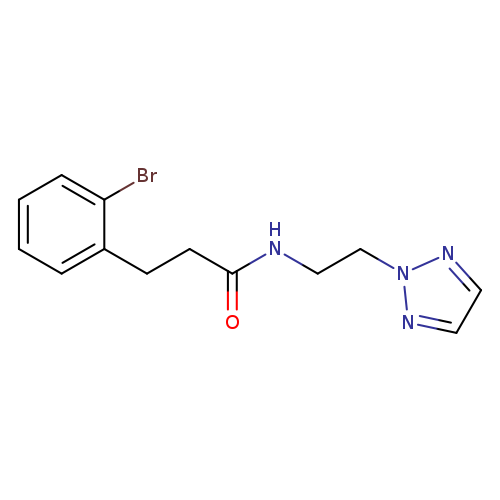 3-(2-bromophenyl)-N-[2-(2H-1,2,3-triazol-2-yl)ethyl]propanamide