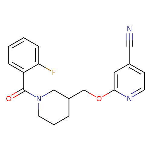 2-{[1-(2-fluorobenzoyl)piperidin-3-yl]methoxy}pyridine-4-carbonitrile