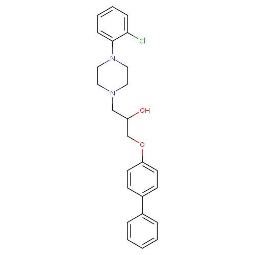 1-{[1,1'-biphenyl]-4-yloxy}-3-[4-(2-chlorophenyl)piperazin-1-yl]propan-2-ol