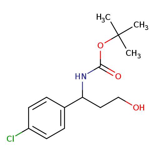 tert-Butyl (1-(4-chlorophenyl)-3-hydroxypropyl)carbamate