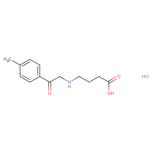 4-([2-(4-Methylphenyl)-2-oxoethyl]amino)butanoic acid hydrochloride