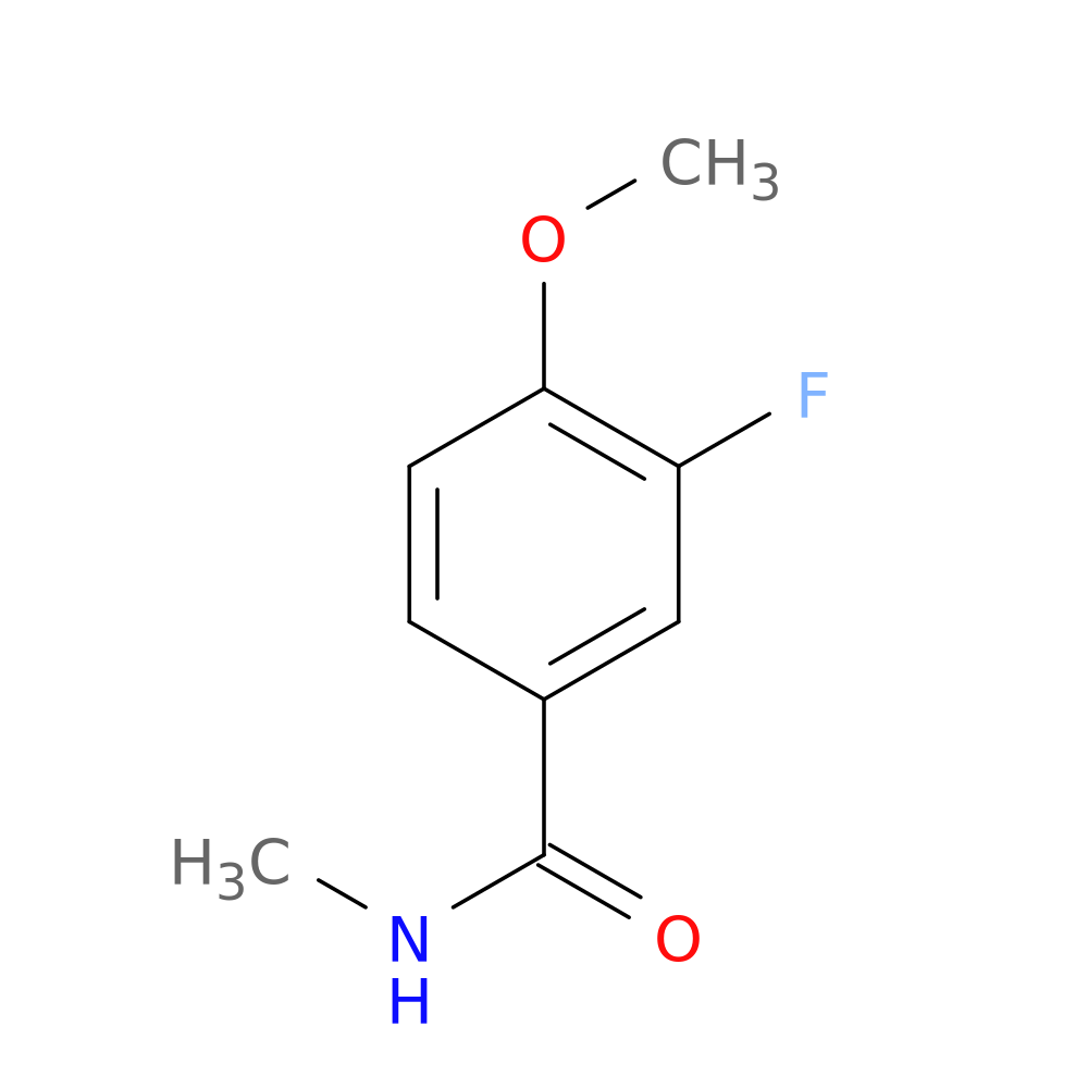 Benzamide, 3-fluoro-4-methoxy-N-methyl- (9CI)