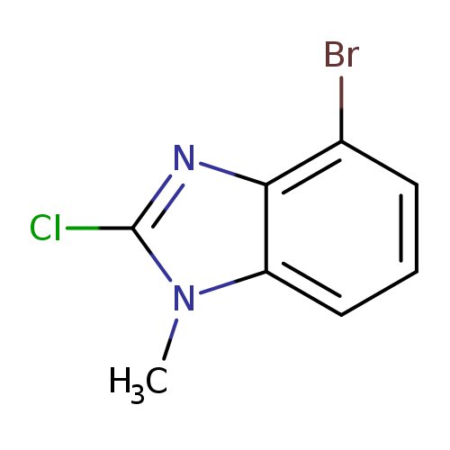 1H-Benzimidazole, 4-bromo-2-chloro-1-methyl-