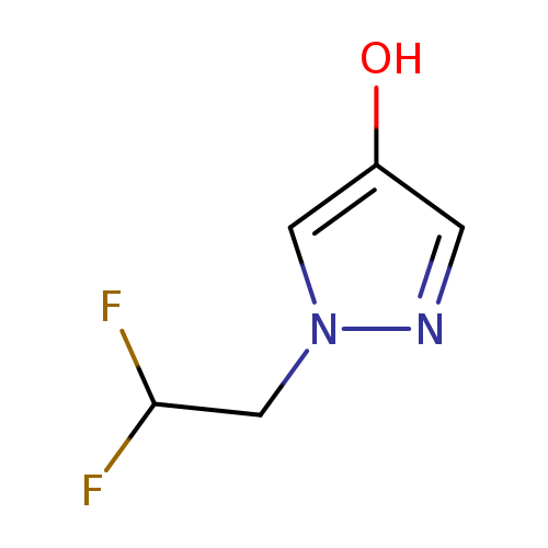 "1-(2,2-difluoroethyl)-1H-pyrazol-4-ol"