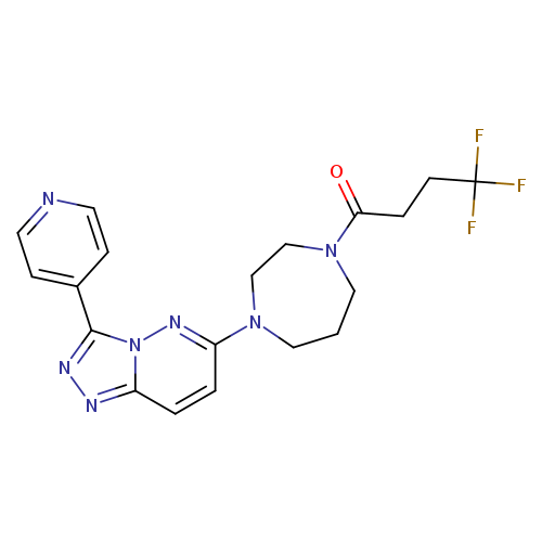 4,4,4-trifluoro-1-{4-[3-(pyridin-4-yl)-[1,2,4]triazolo[4,3-b]pyridazin-6-yl]-1,4-diazepan-1-yl}butan-1-one