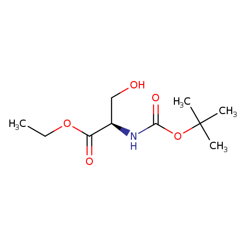 D-Serine, N-[(1,1-dimethylethoxy)carbonyl]-, ethyl ester