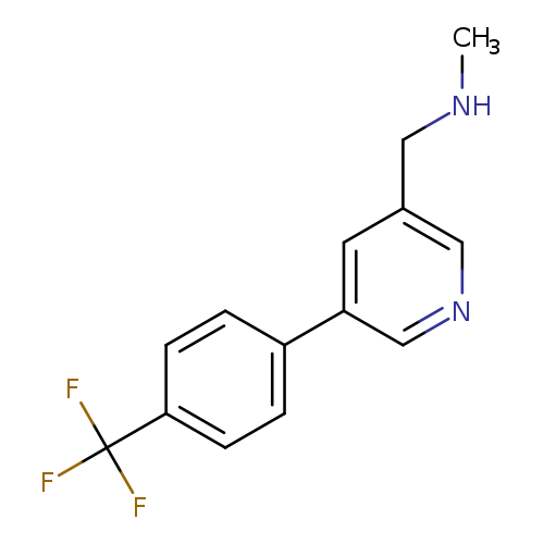 Methyl-[5-(4-trifluoromethyl-phenyl)-pyridin-3-ylmethyl]-amine