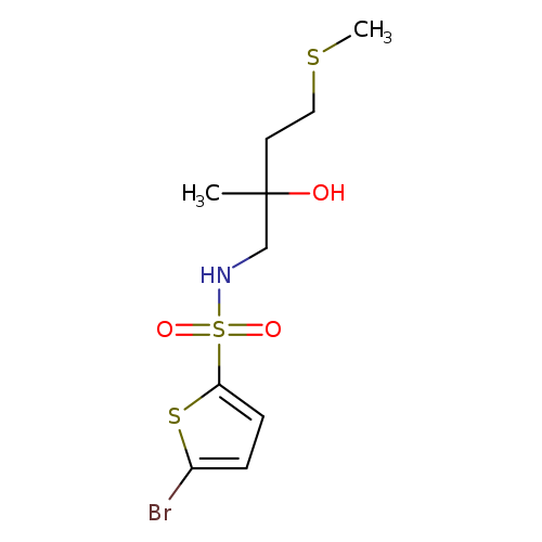 2-[(5-bromothiophene-2-sulfonamido)methyl]-4-(methylsulfanyl)butan-2-ol