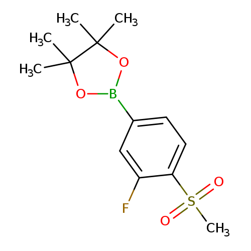 2-(3-Fluoro-4-(methylsulfonyl)phenyl)-4,4,5,5-tetramethyl-1,3,2-dioxaborolane