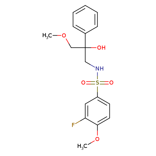 3-fluoro-N-(2-hydroxy-3-methoxy-2-phenylpropyl)-4-methoxybenzene-1-sulfonamide