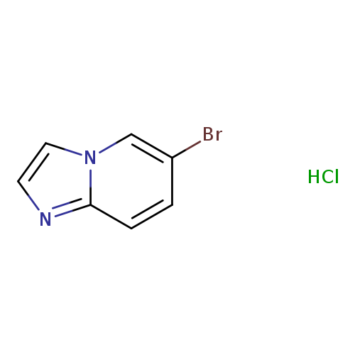Imidazo[1,2-a]pyridine,6-bromo-, hydrochloride (1:1)
