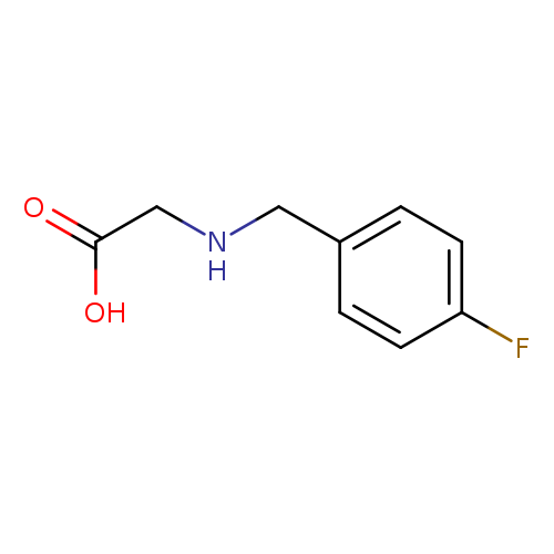 2-{[(4-fluorophenyl)methyl]amino}acetic acid