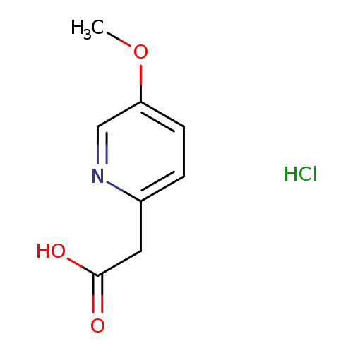 2-(5-methoxypyridin-2-yl)acetic acid hydrochloride