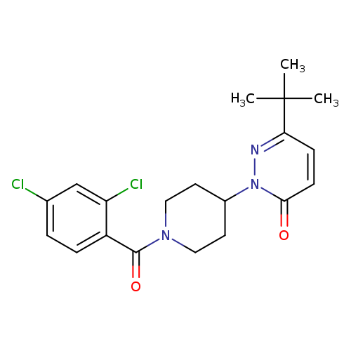 6-tert-butyl-2-[1-(2,4-dichlorobenzoyl)piperidin-4-yl]-2,3-dihydropyridazin-3-one
