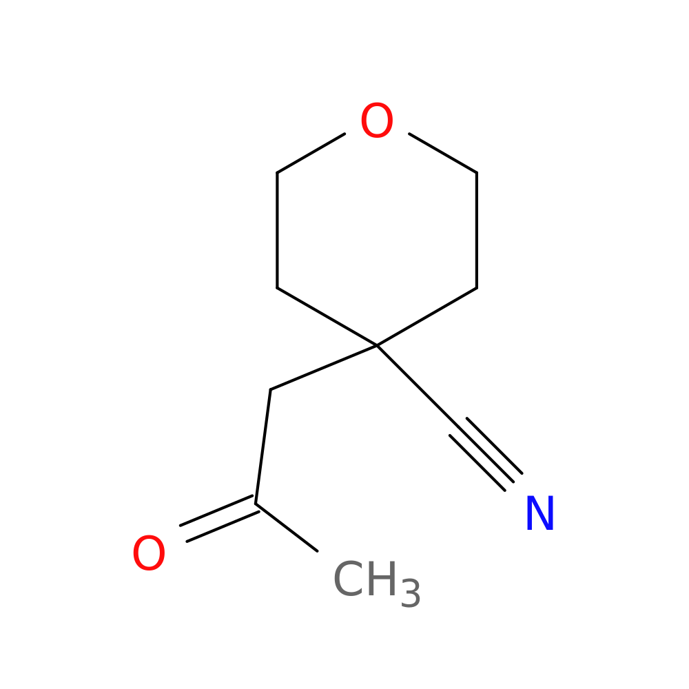 4-(2-Oxopropyl)oxane-4-carbonitrile