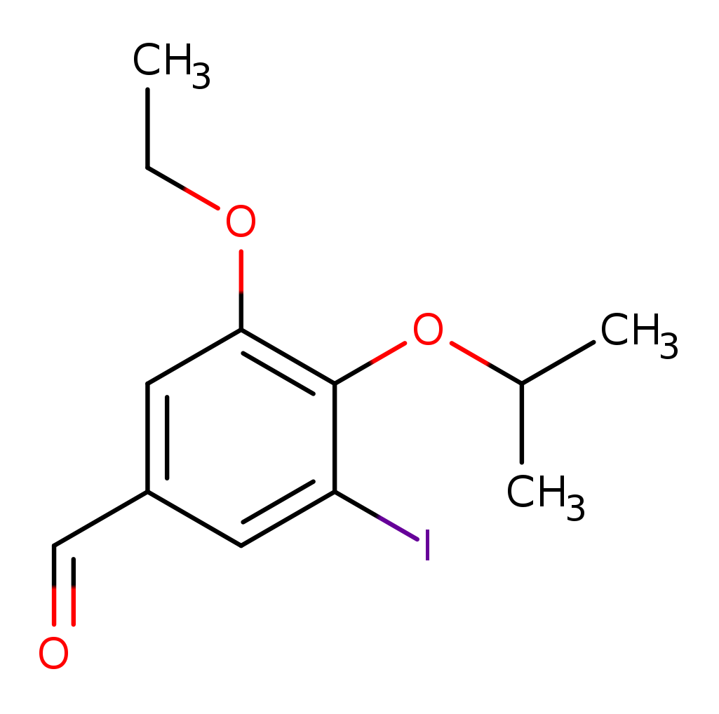 3-ethoxy-5-iodo-4-(propan-2-yloxy)benzaldehyde