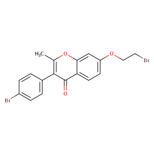7-(2-bromoethoxy)-3-(4-bromophenyl)-2-methyl-4H-chromen-4-one