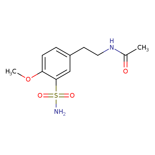 N-[2-(4-methoxy-3-sulfamoylphenyl)ethyl]acetamide