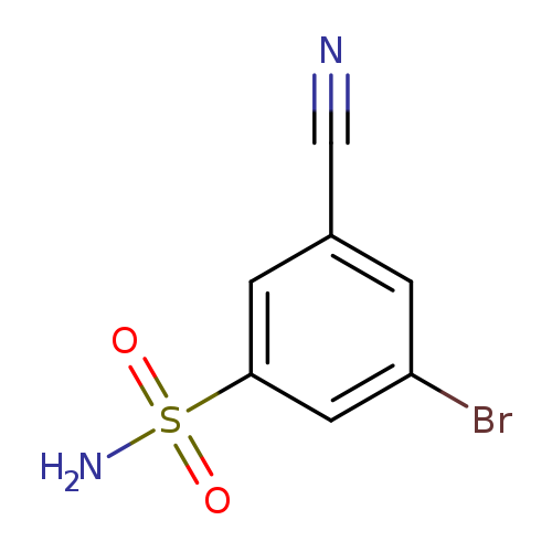 3-bromo-5-cyanobenzene-1-sulfonamide