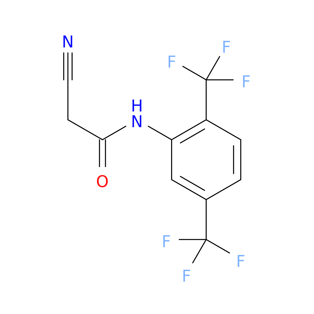 N-[2,5-bis(trifluoromethyl)phenyl]-2-cyanoacetamide