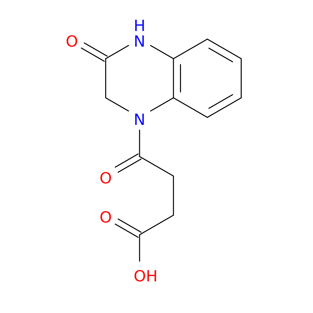 4-oxo-4-(3-oxo-1,2,3,4-tetrahydroquinoxalin-1-yl)butanoic acid