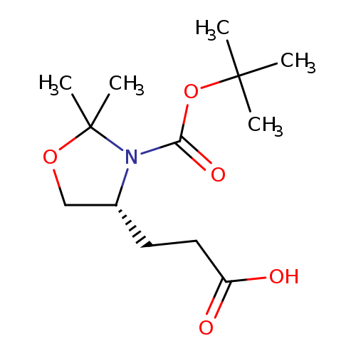 3-[(4R)-3-[(tert-butoxy)carbonyl]-2,2-dimethyl-1,3-oxazolidin-4-yl]propanoic acid