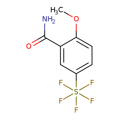 2-Methoxy-5-(pentafluorosulfur)benzamide