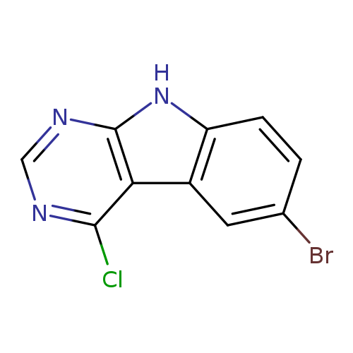 6-bromo-4-chloro-9H-pyrimido[4,5-b]indole