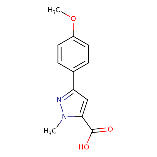 5-(4-Methoxyphenyl)-2-methylpyrazole-3-carboxylic acid