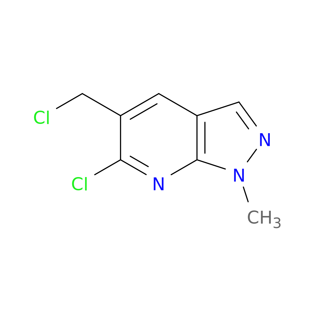 6-chloro-5-(chloromethyl)-1-methyl-1H-pyrazolo[3,4-b]pyridine