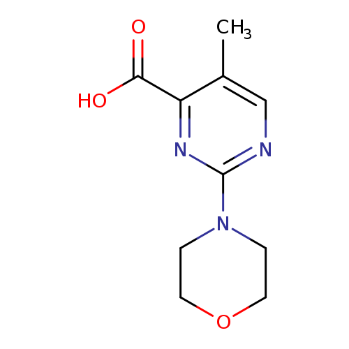 5-methyl-2-(morpholin-4-yl)pyrimidine-4-carboxylic acid