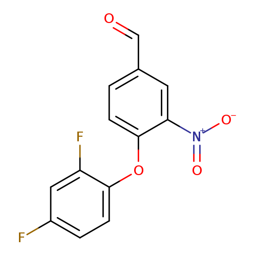 4-(2,4-DIFLUOROPHENOXY)-3-NITROBENZENECARBALDEHYDE