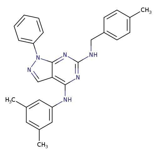 N4-(3,5-dimethylphenyl)-N6-[(4-methylphenyl)methyl]-1-phenyl-1H-pyrazolo[3,4-d]pyrimidine-4,6-diamine