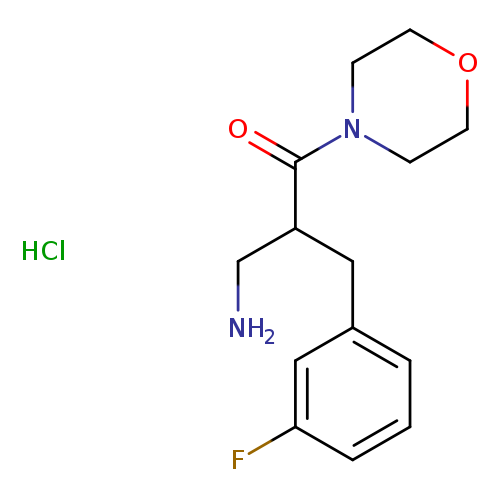 3-amino-2-[(3-fluorophenyl)methyl]-1-(morpholin-4-yl)propan-1-one hydrochloride