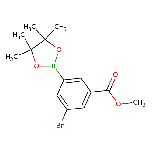 Benzoic acid, 3-bromo-5-(4,4,5,5-tetramethyl-1,3,2-dioxaborolan-2-yl)-, methyl ester