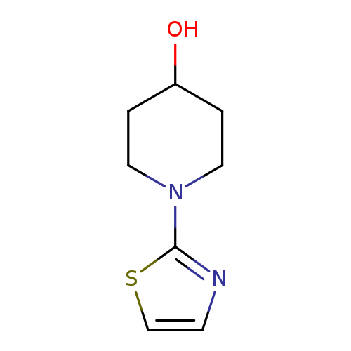 "1-(1,3-thiazol-2-yl)piperidin-4-ol"