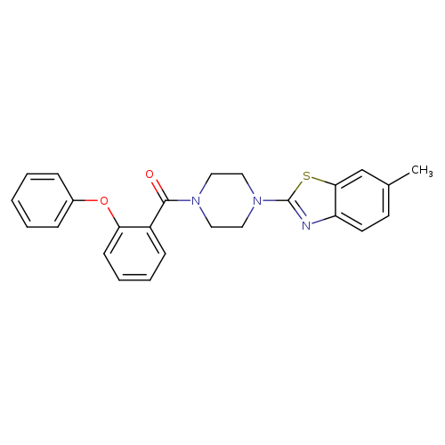 6-methyl-2-[4-(2-phenoxybenzoyl)piperazin-1-yl]-1,3-benzothiazole