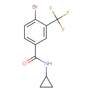 4-Bromo-N-cyclopropyl-3-(trifluoromethyl)benzamide