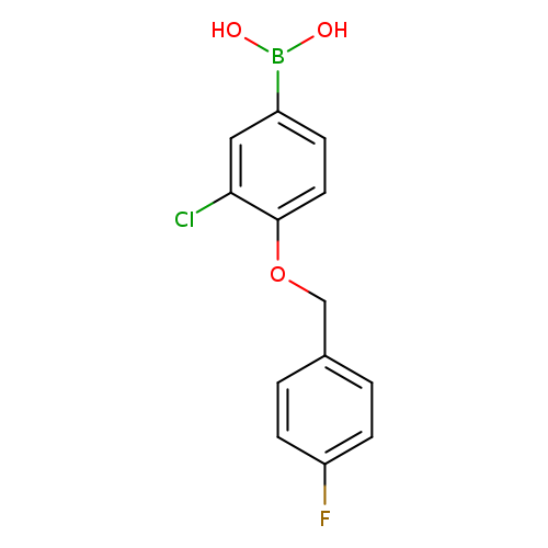 (3-chloro-4-((4-fluorobenzyl)oxy)phenyl)boronic acid